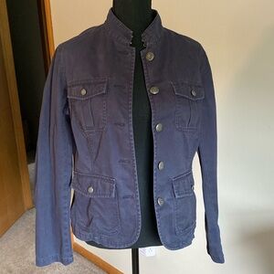GAP navy blue Jacket/blazer, navy, size medium military style